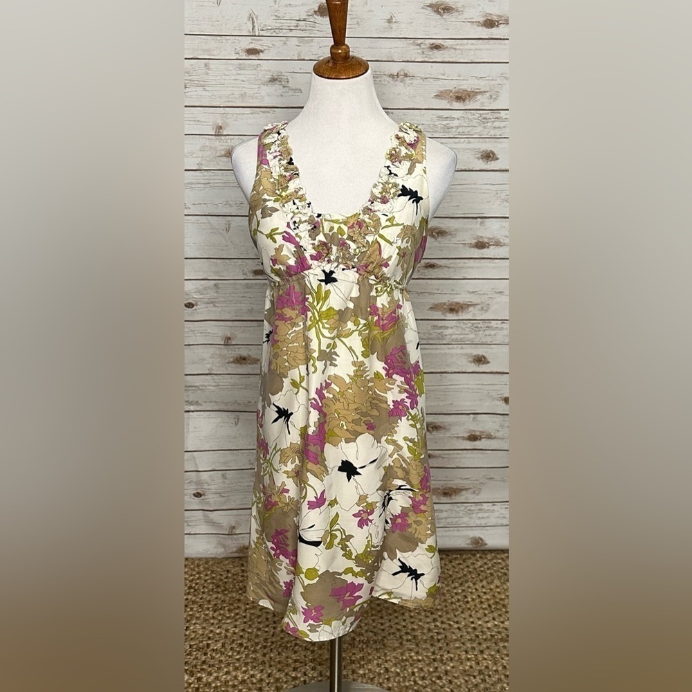 Ann Taylor LOFT silk-blend sleeveless dress
